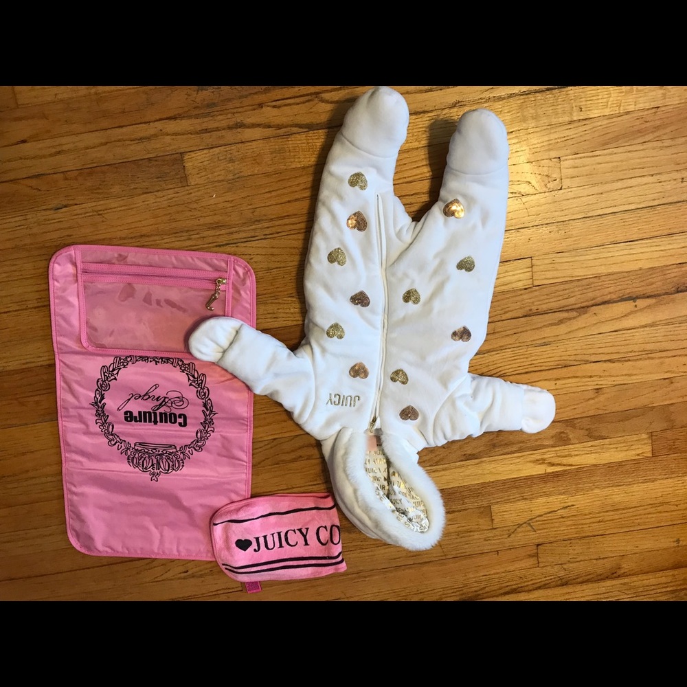 Juice Couture winter overall and changing set size 0 -3 month girl